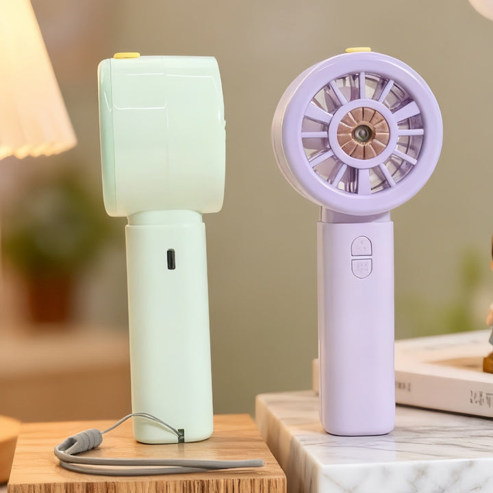 Women's Portable Mini Hand Fan with Spray Function Kalsten