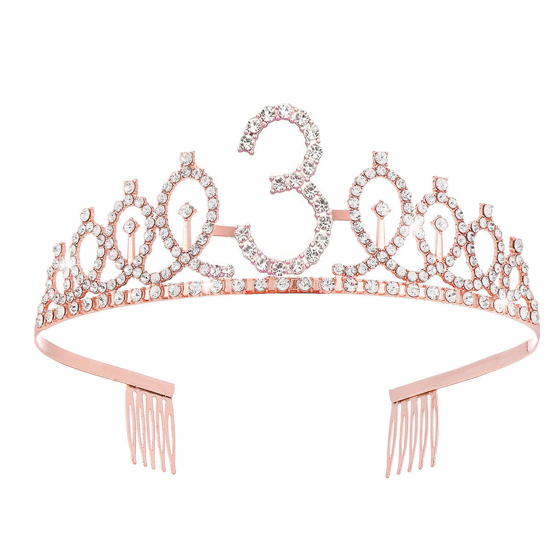Women's Crystal-Embellished Tiara with Elegant Design Kalsten