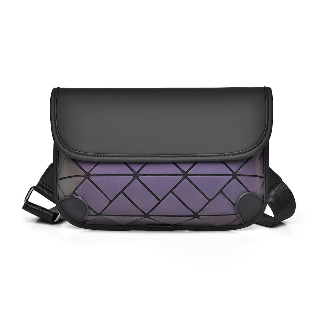 Stylish crossbody bag with geometric design Kalsten