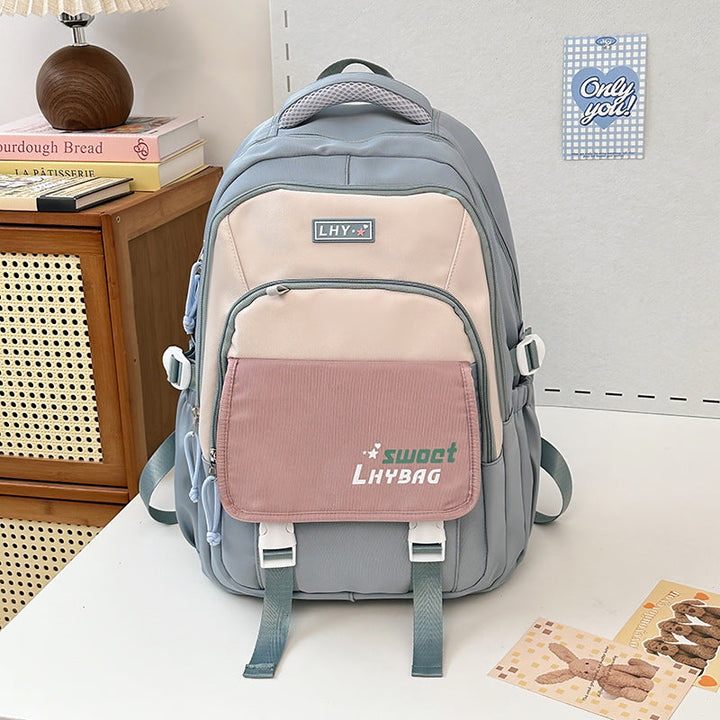 Multi-Pocket Casual School Backpack