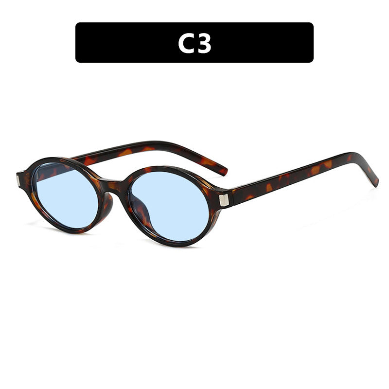 Women's elegant round sunglasses with modern frame Kalsten