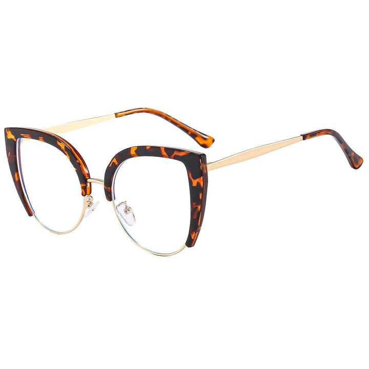 Women Fashion Cat-Eye Glasses made of Plastic with Metal Accents Kalsten