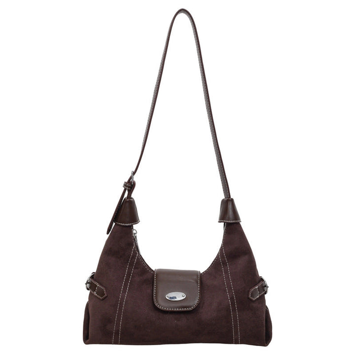 Stylish Suede Shoulder Bag Kalsten
