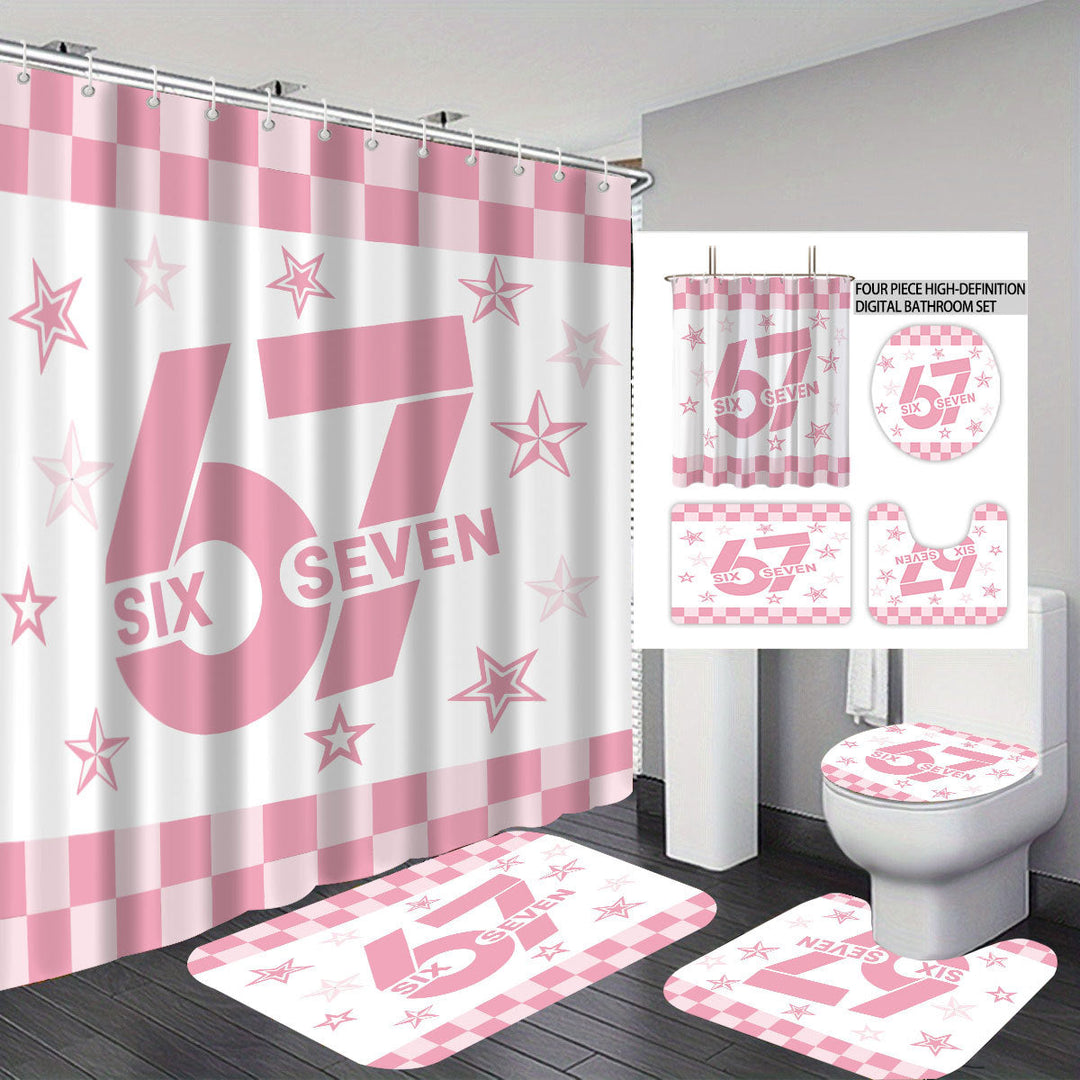 Colorful Dessert-Themed Bathroom Set Kalsten