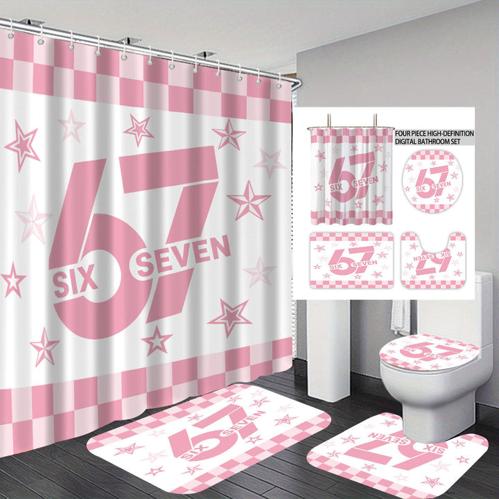 Colorful Dessert-Themed Bathroom Set Kalsten
