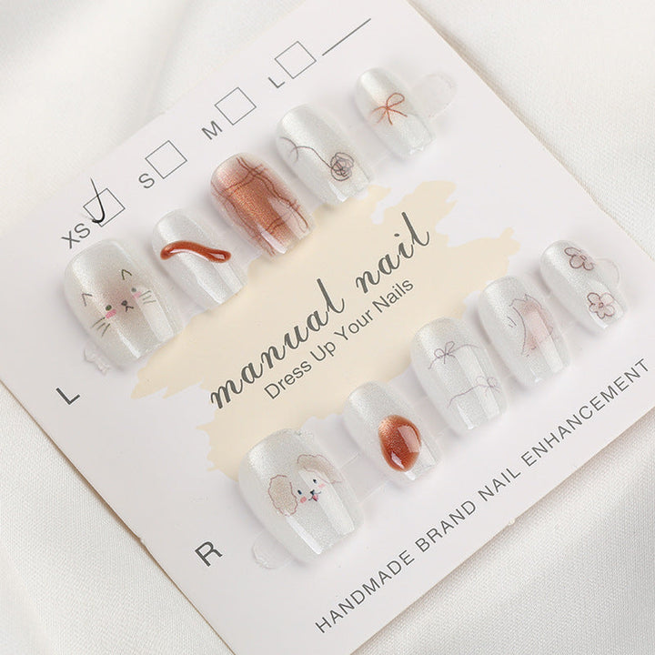 Artisanal Press-On Nail Set Kalsten