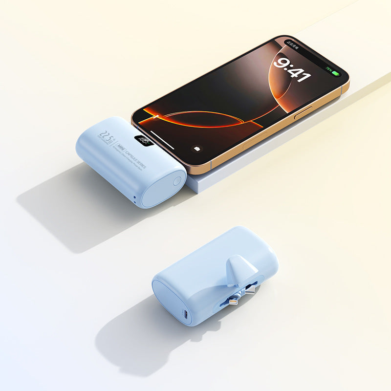 Portable power bank with integrated charger Kalsten