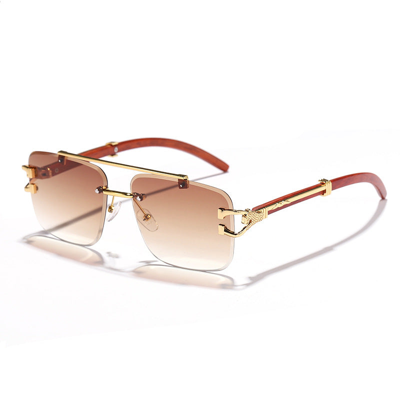 Women's stylish square sunglasses with luxurious metal frame Kalsten