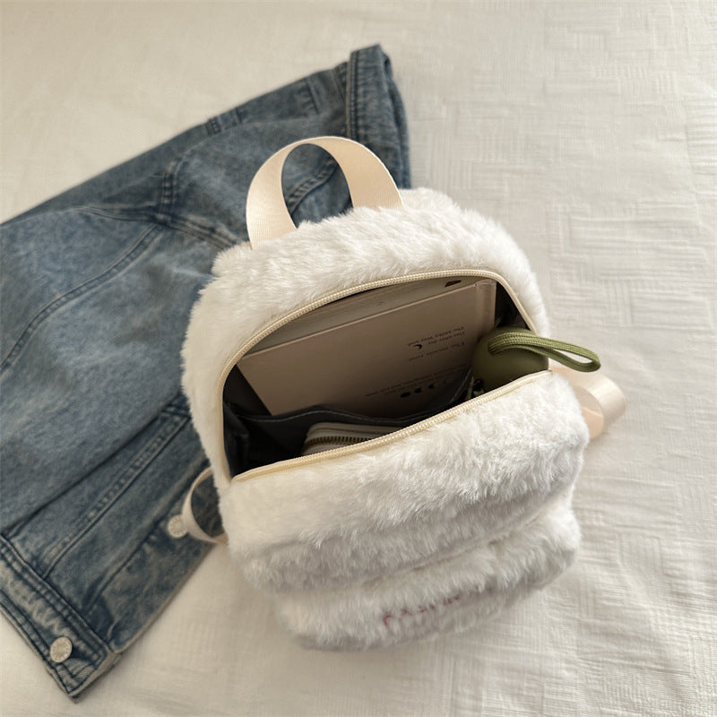 Plush backpack with playful design Kalsten