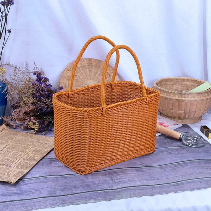 Women timeless rattan shopping basket Kalsten