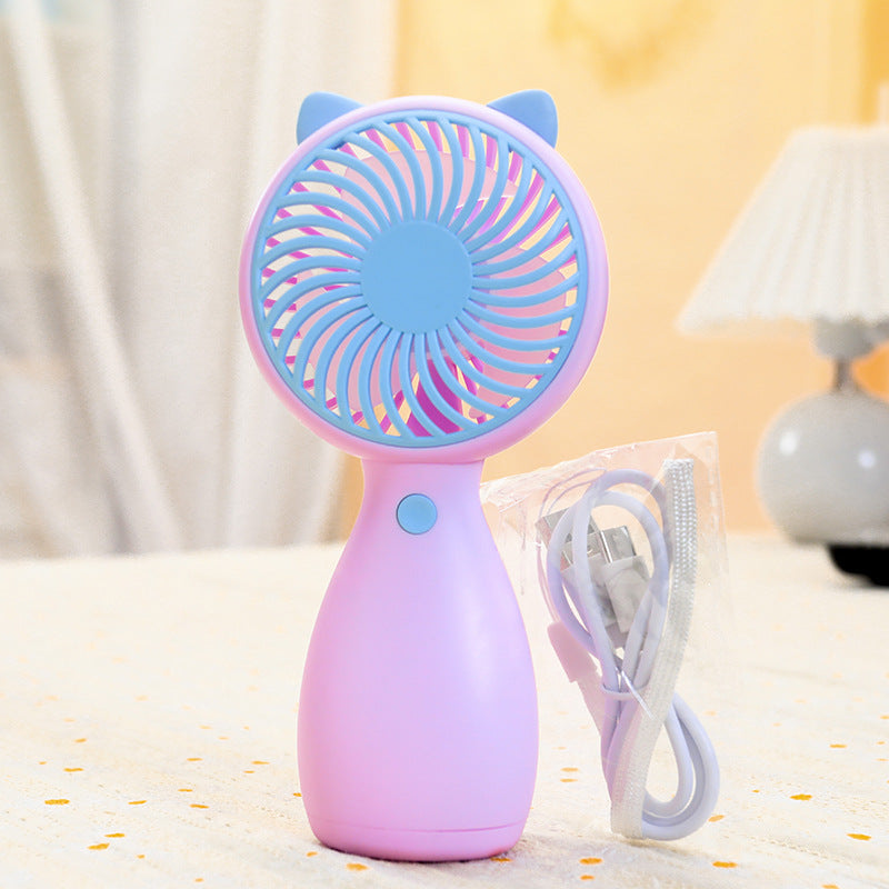 Ladies portable handheld fan with USB charging function Kalsten