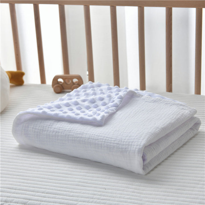 Plush Quilted Double-Sided Baby Blanket kalsten