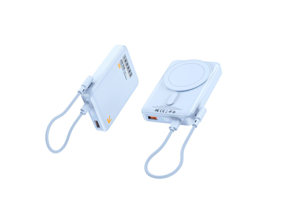 Portable power bank with inductive fast charging function and LED display Kalsten