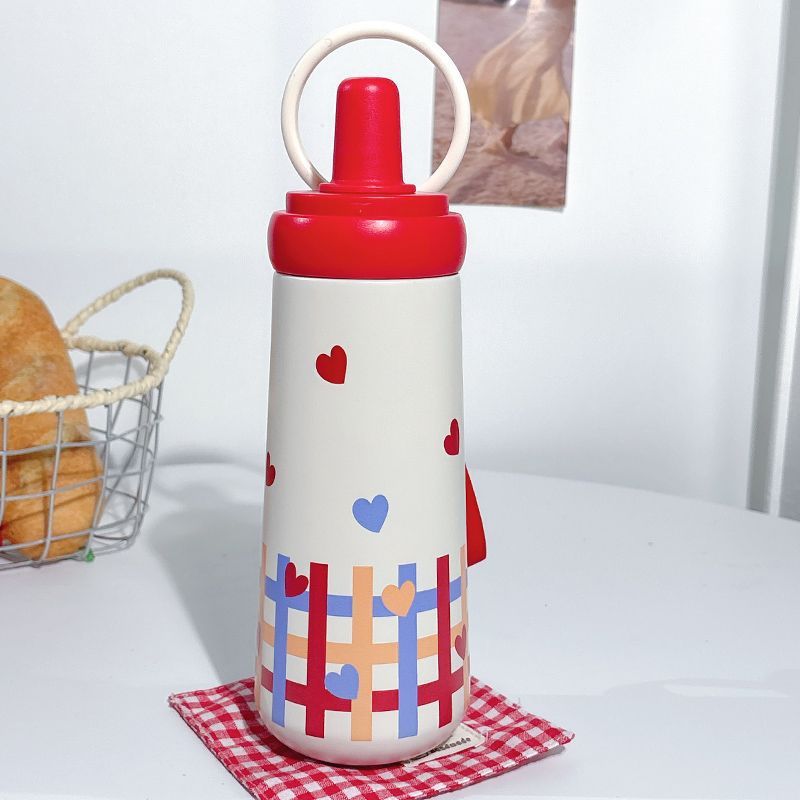 Women's stylish drinking bottle with elegant bow motif Kalsten