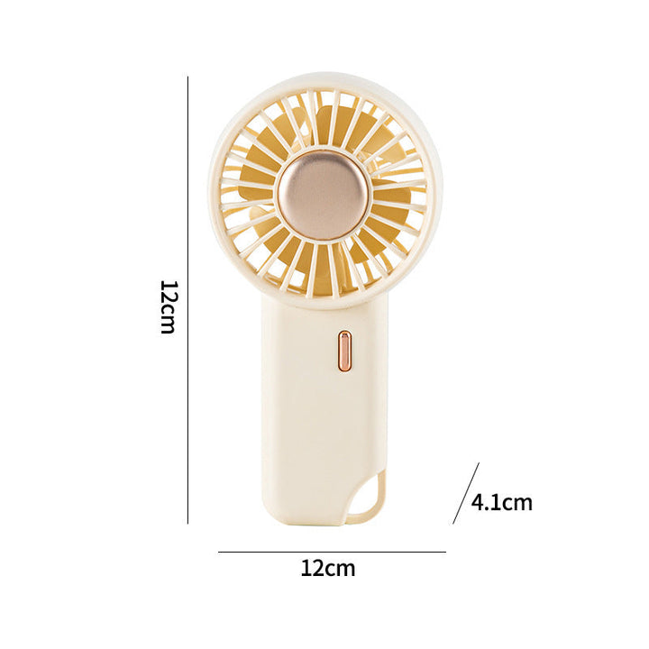 Ladies portable hand fan with ergonomic design and USB charging Kalsten