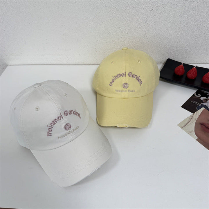 Women's Embroidered Casual Sun Protection Cap Kalsten