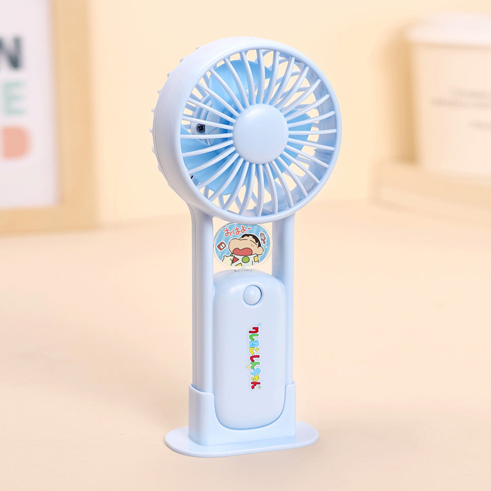 Ladies Portable Battery Hand Fan with Multifunctional Design Kalsten