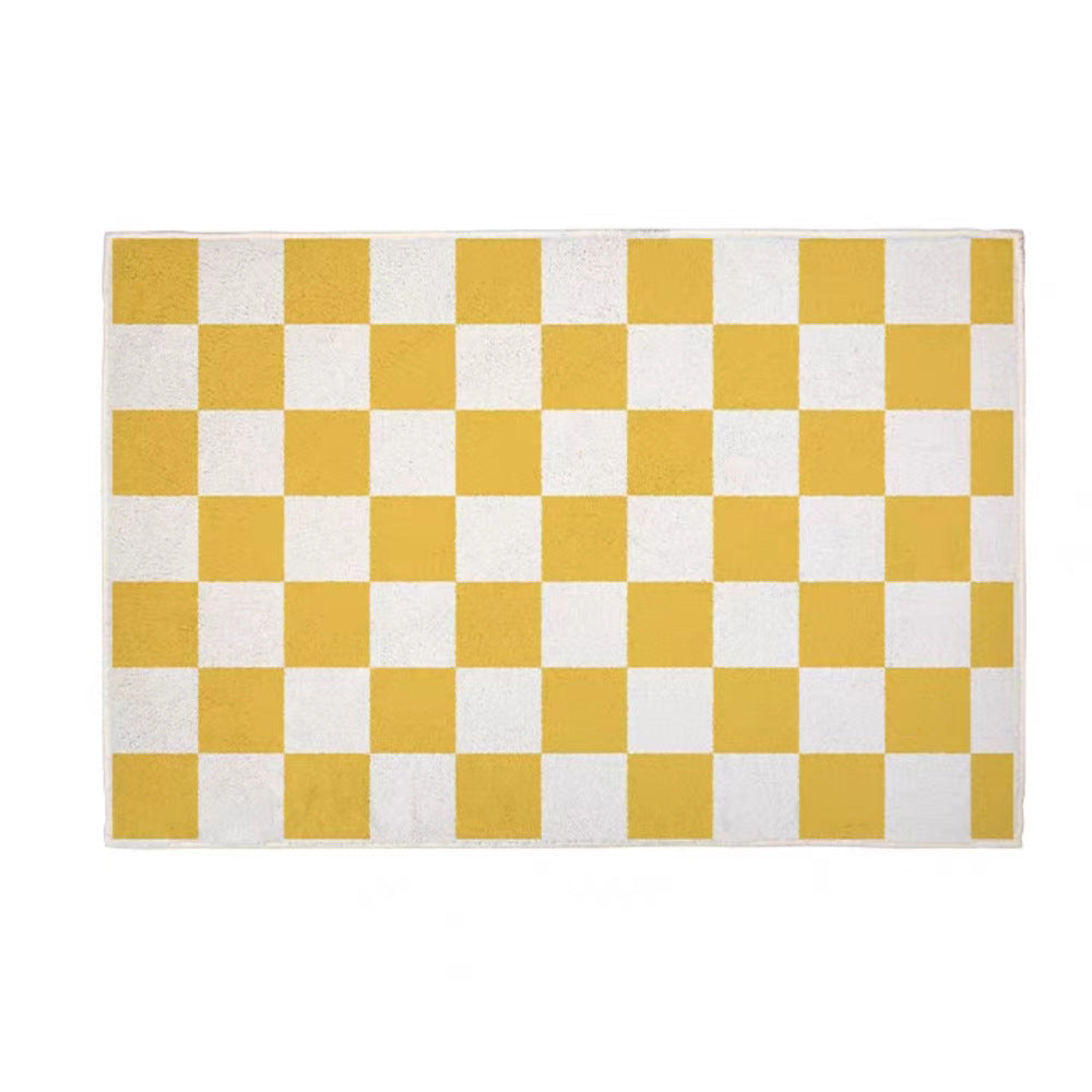 Stylish Checkered Bath Mat Kalsten