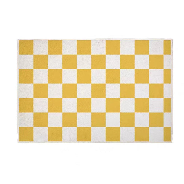 Stylish Checkered Bath Mat Kalsten