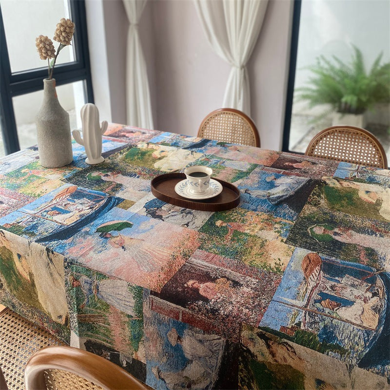 Artistic Collage Tablecloth