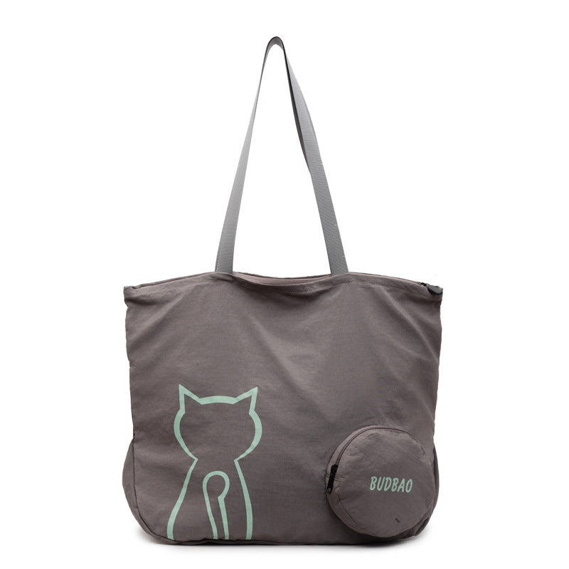 Tote bag with stylish cat design and generous storage space Kalsten