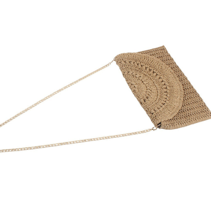 Fashionable crossbody bag made of handcrafted natural material with Kalsten