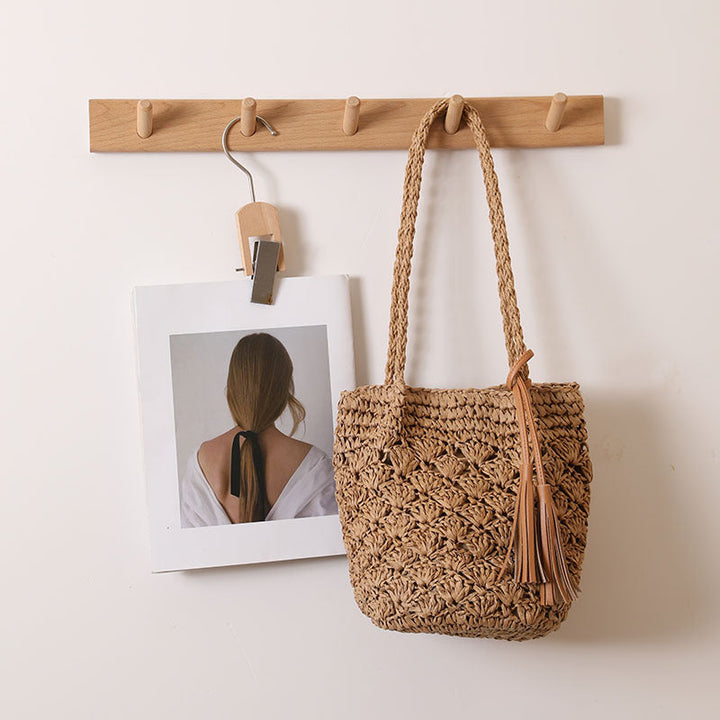 Hand-knotted macrame shoulder bag Kalsten