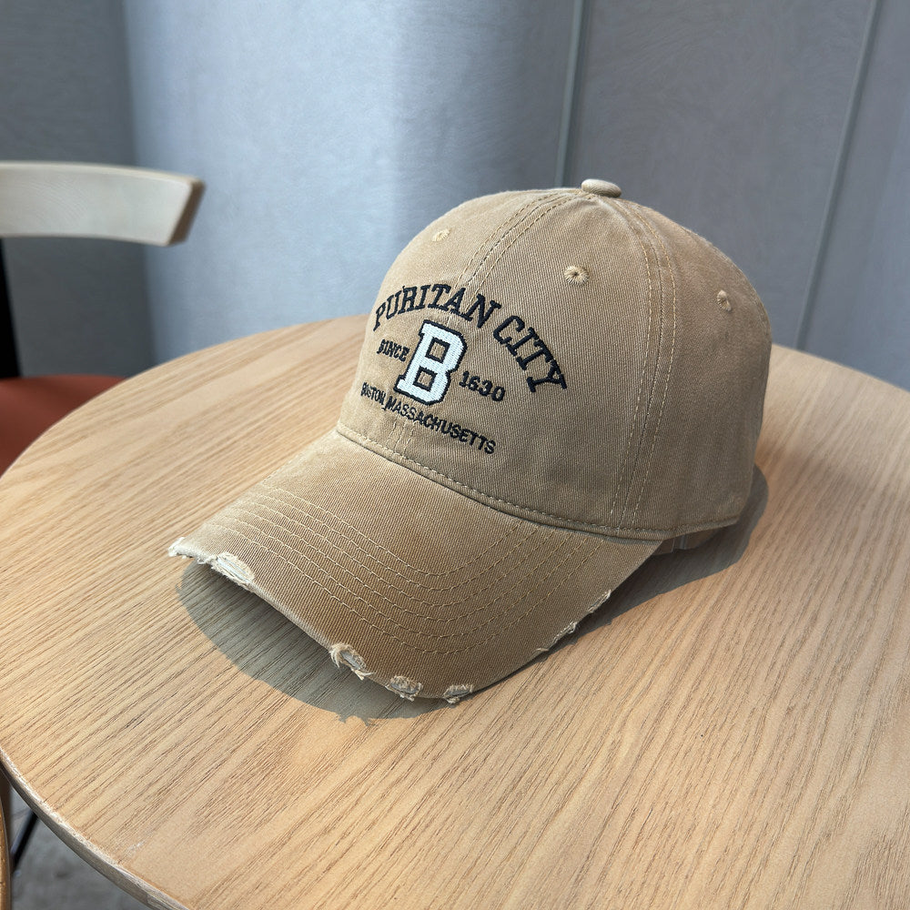 Men's Distressed Cotton Baseball Cap Kalsten 1784270269