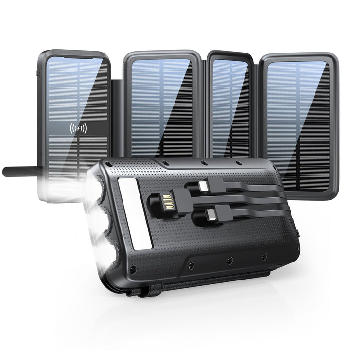 Solar-powered power bank with LED lights Kalsten