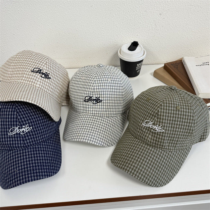 Men's Casual Checkered Baseball Cap Kalsten