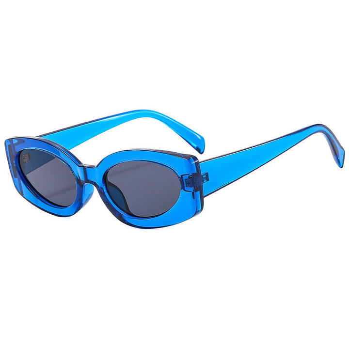 Ladies trendy sunglasses with unique, curved frame Kalsten