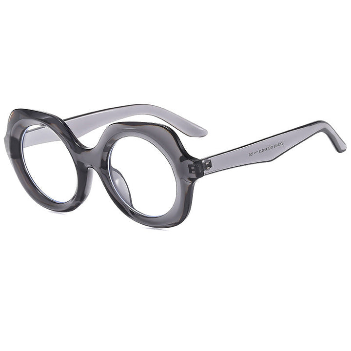 Women oversized sunglasses with stylish, curved frame Kalsten