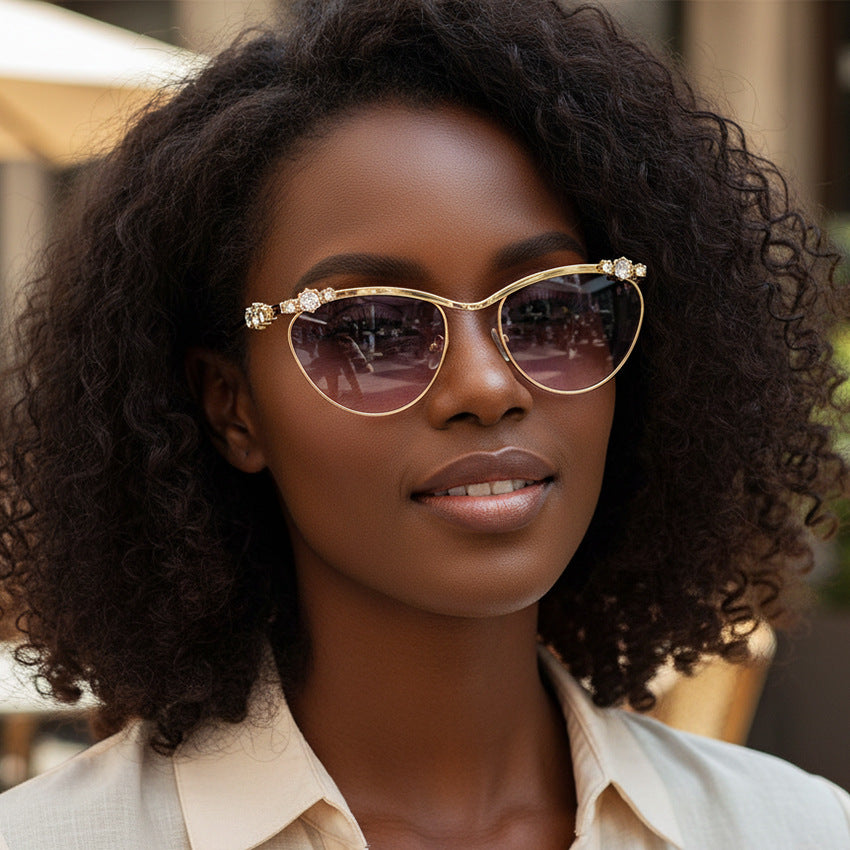 Ladies Designer Sunglasses with Sparkling Details Kalsten