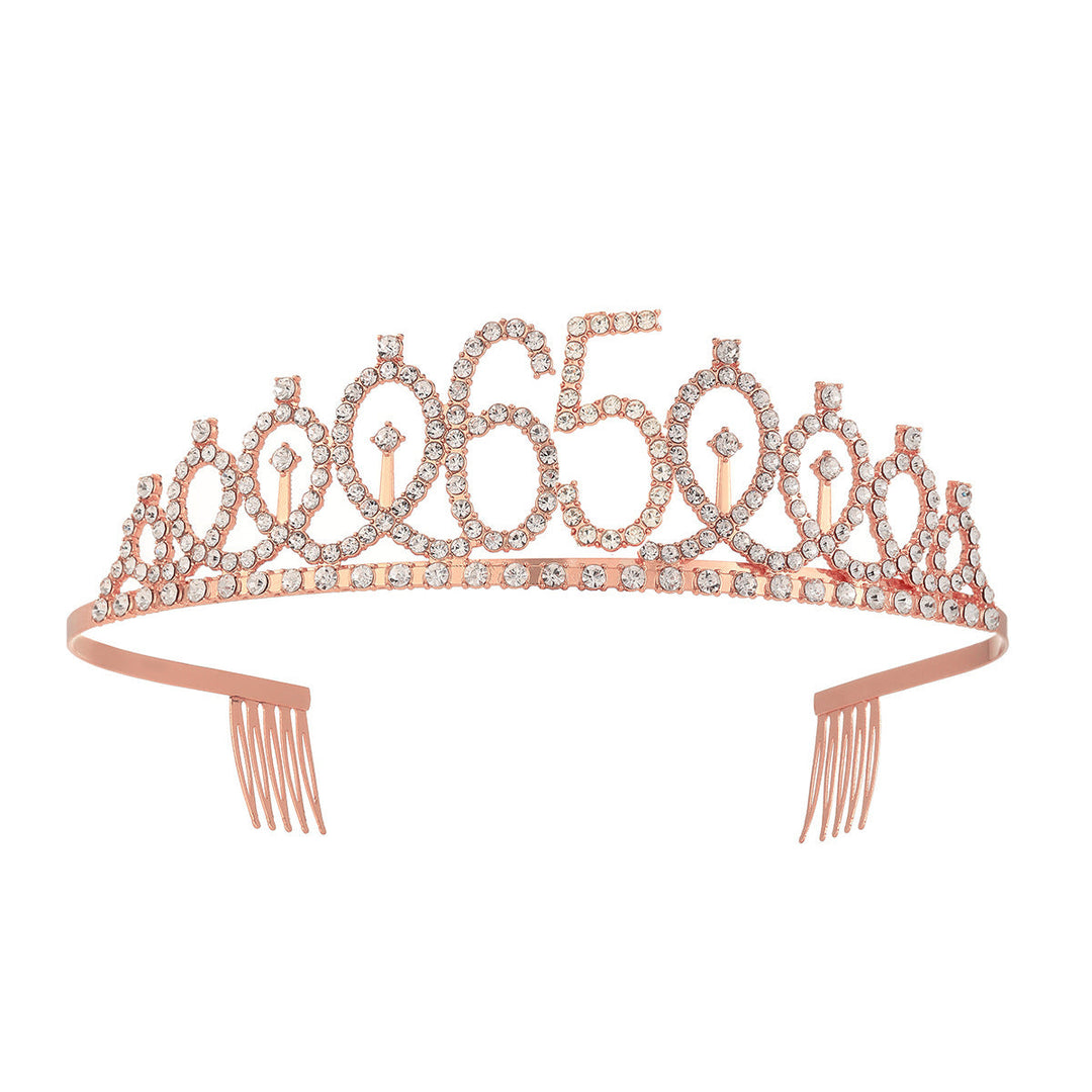 Women's Crystal-Embellished Tiara with Elegant Design Kalsten
