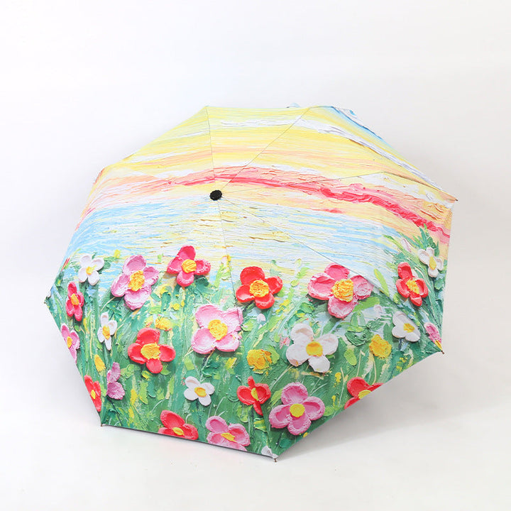 Women's umbrella with floral patterns Kalsten