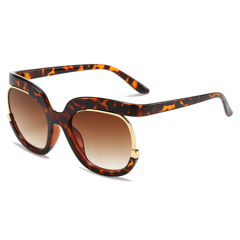 Women Oversized Sunglasses with Elegant Tortoise Design Kalsten