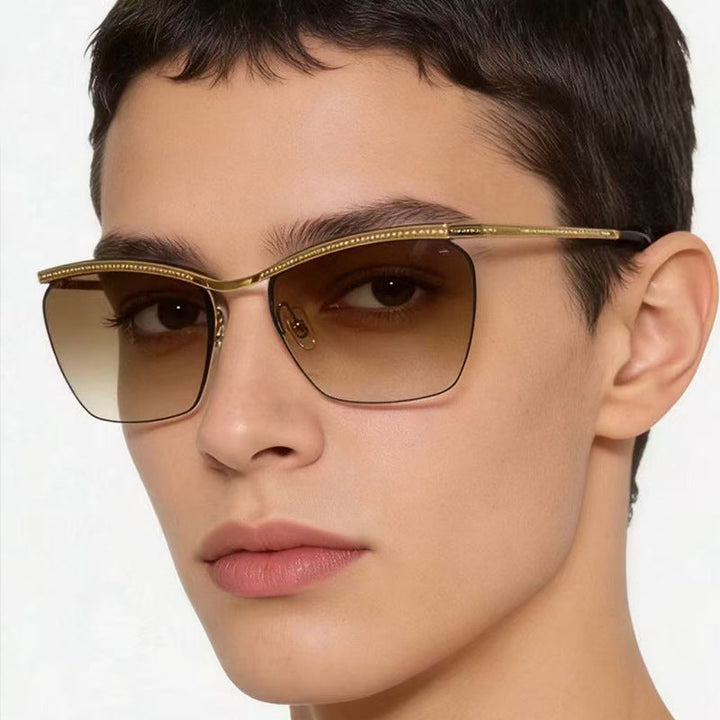 Women's Fashion Sunglasses with Delicate Frame and Gentle Gradient Kalsten