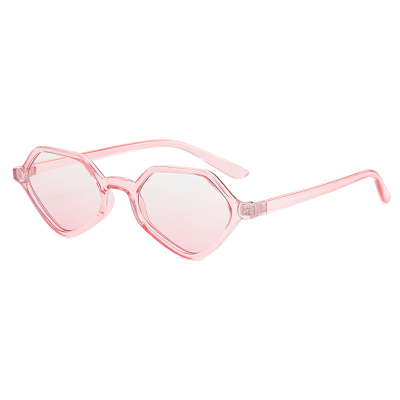 Women's Geometric Design Sunglasses with Mirrored Lenses Kalsten