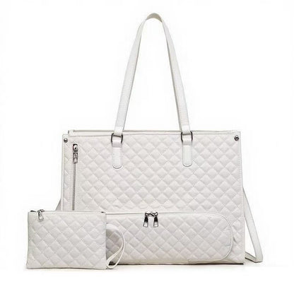 Quilted Multi-Functional Insulated Lunch Tote Acalora