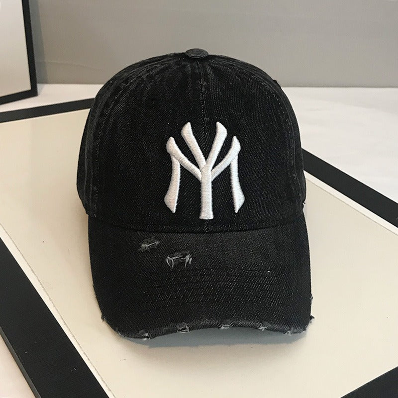 Men's Distressed Denim Baseball Cap Kalsten 1784188165