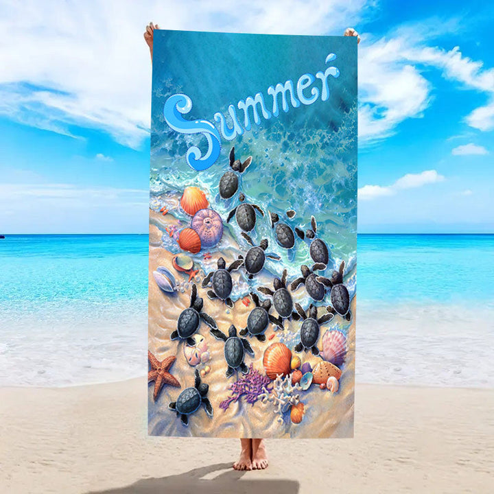 Nautical-Themed Beach Towel Kalsten