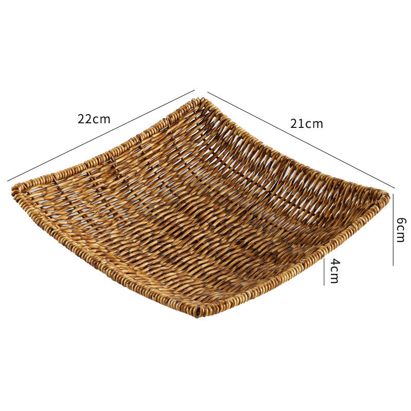 Handwoven Decorative Serving Basket Kalsten