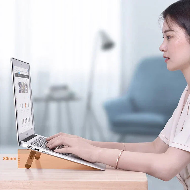 Kalsten | Portable Aluminum Laptop Stand, with Adjustable & Ergonomic Design, for Home, Office, Study & More