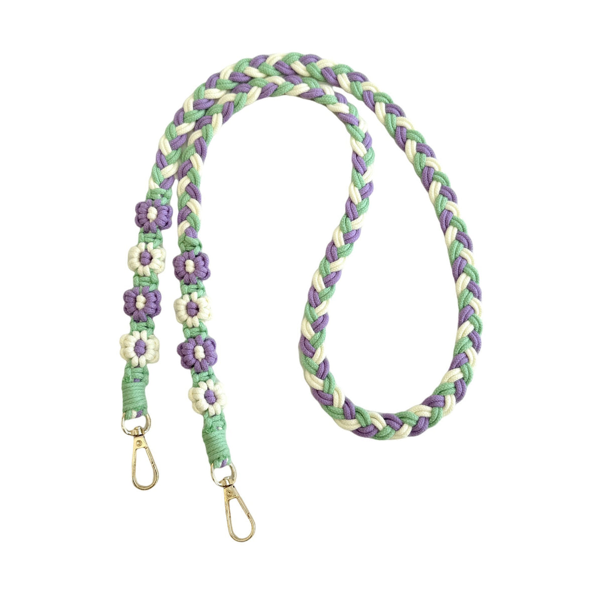 Handmade Macrame Floral Dog Leash Acalora