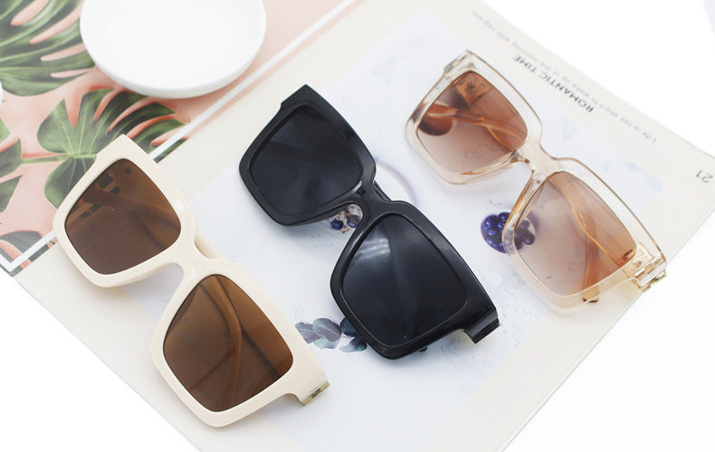 Women's fashionable square sunglasses with high-quality UV protection technology Kalsten