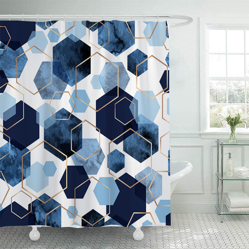 Geometric Motif Shower Curtain Kalsten