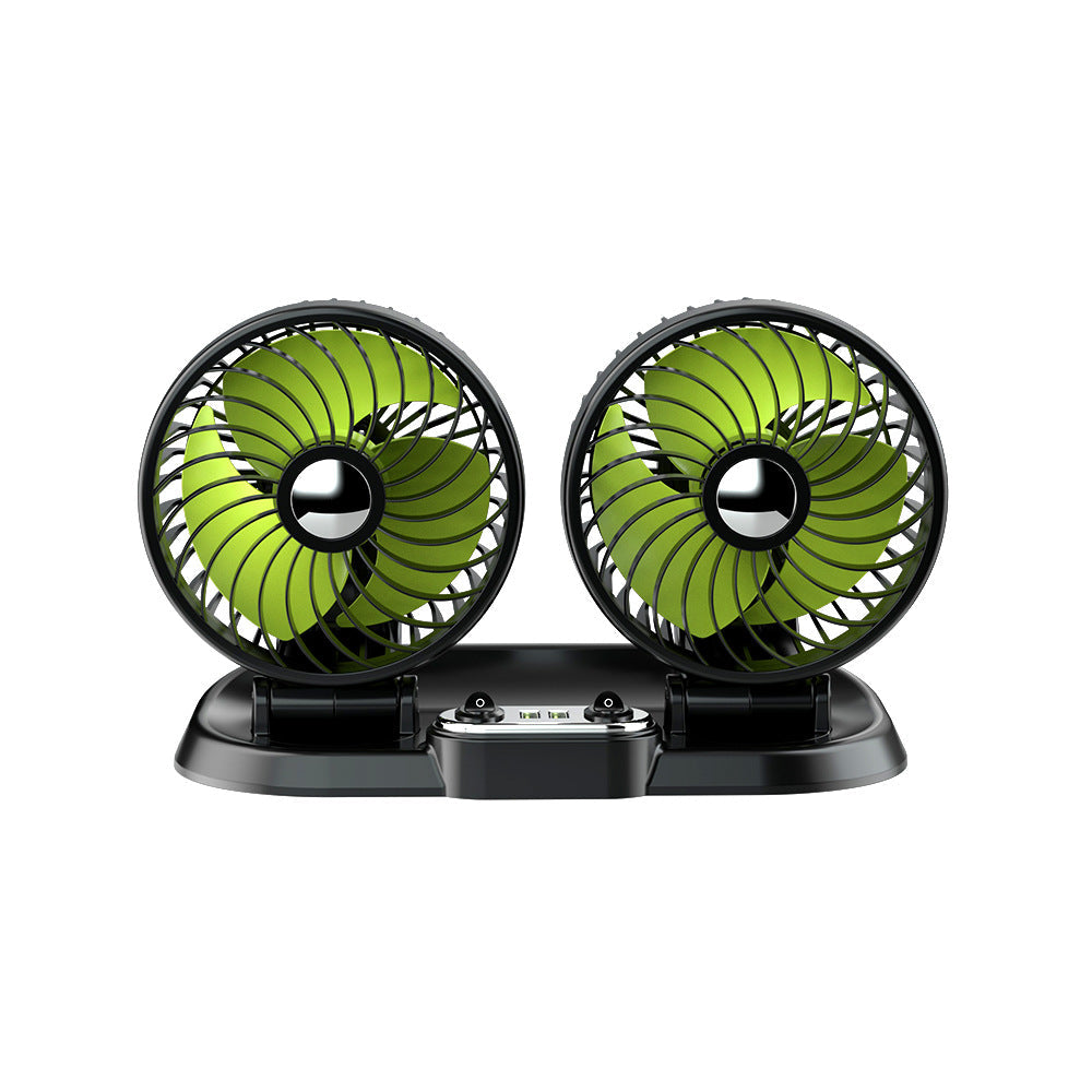 Dual-Head Portable Car Ventilation Fan Kalsten