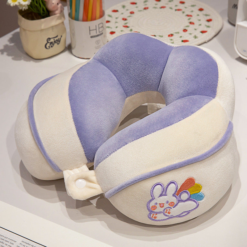 Ergonomic neck pillow with panda motif Kalsten