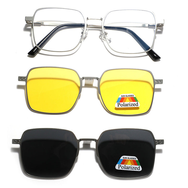 Women's versatile, fashionable sunglasses with interchangeable polarizing lenses Kalsten