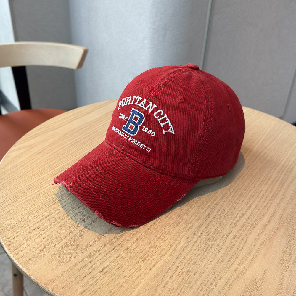 Men's Distressed Cotton Baseball Cap Kalsten 1784270269